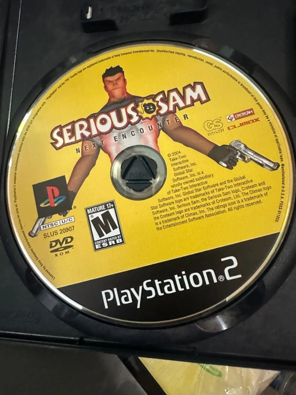 Serious Sam Next Encounter Sony PlayStation 2 PS2 Game Complete CIB
